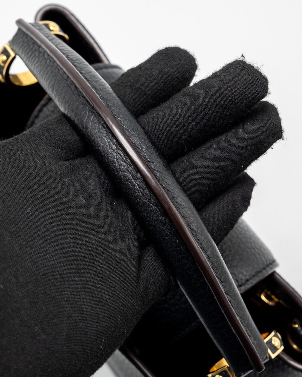 AAA Replica Louis Vuitton LV CAPUCINES BB TAURILLON CALFSKIN BLACK GHW