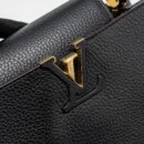 AAA Replica Louis Vuitton LV CAPUCINES BB TAURILLON CALFSKIN BLACK GHW