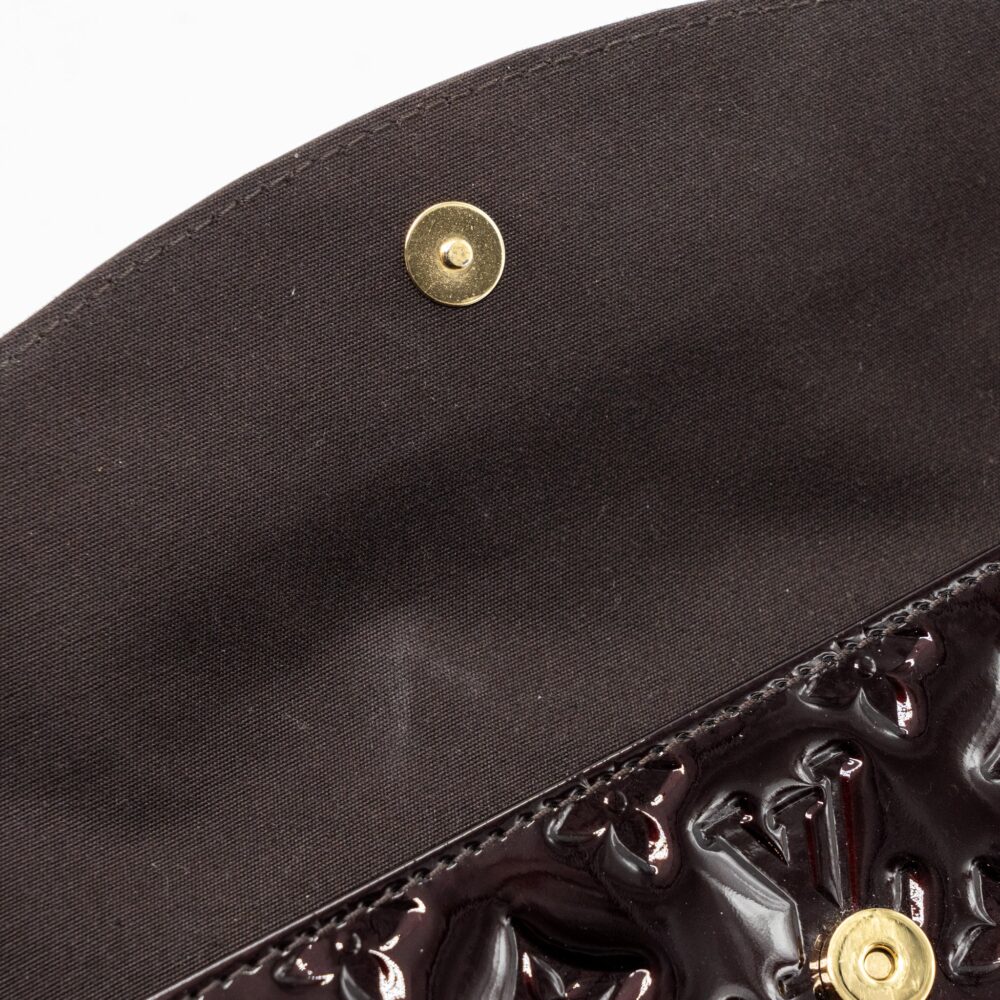 AAA Replica Louis Vuitton LV VINTAGE SUNSET BOULEVARD CLUTCH MONOGRAM/PATENT RED GHW