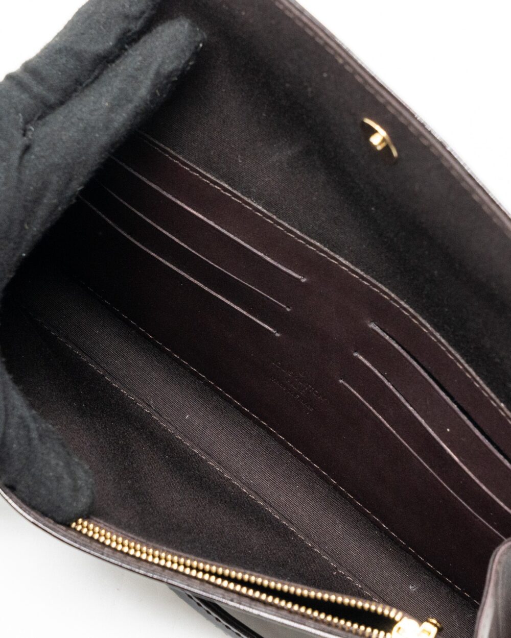 AAA Replica Louis Vuitton LV VINTAGE SUNSET BOULEVARD CLUTCH MONOGRAM/PATENT RED GHW