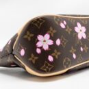 AAA Replica Louis Vuitton LV X TAKASHI MURAKAMI BOULOGNE PM CHERRY BLOSSOM MONOGRAM CANVAS GHW