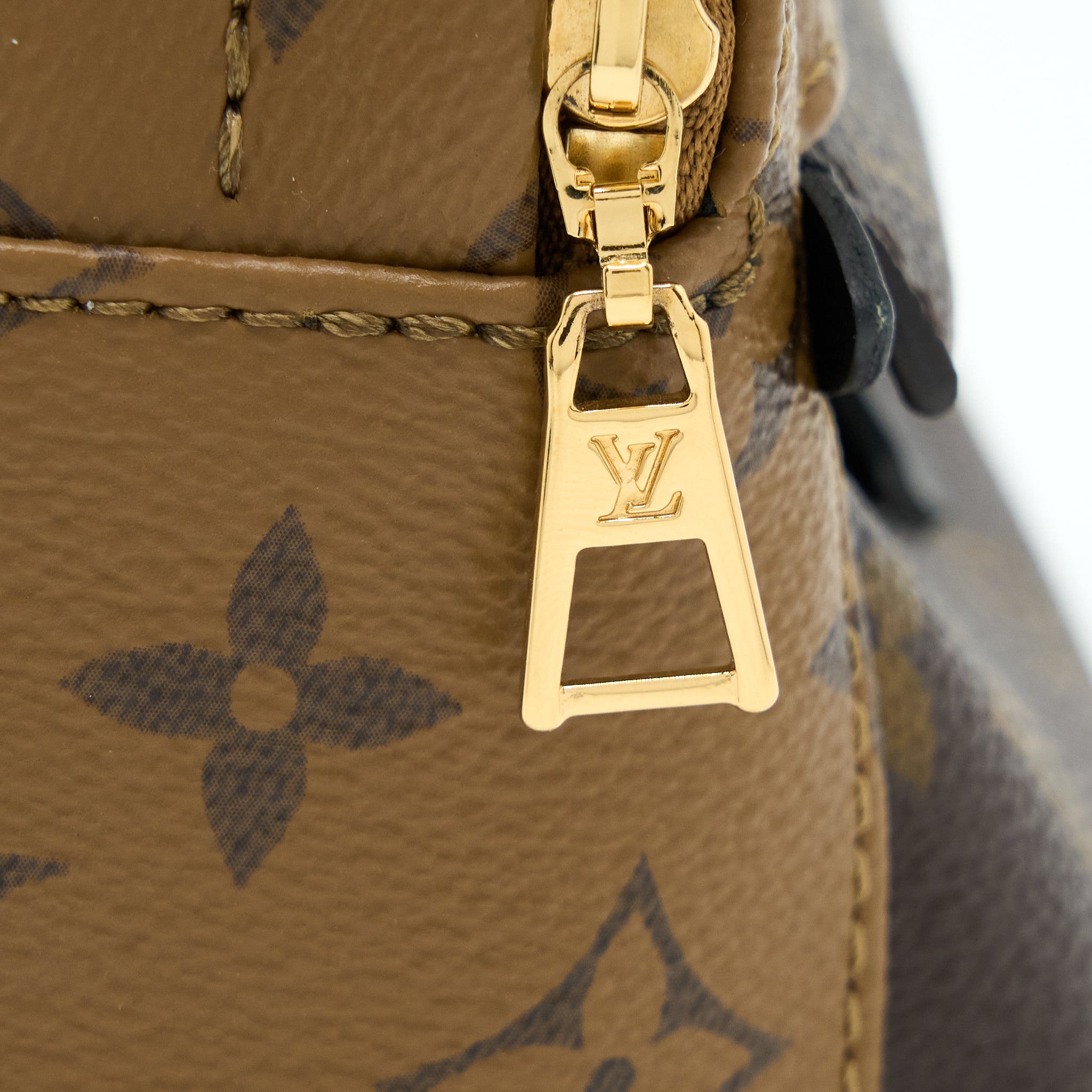 AAA Replica Louis Vuitton LV PALM SPRINGS MINI BACKPACK MONOGRAM REVERSE CANVAS GHW