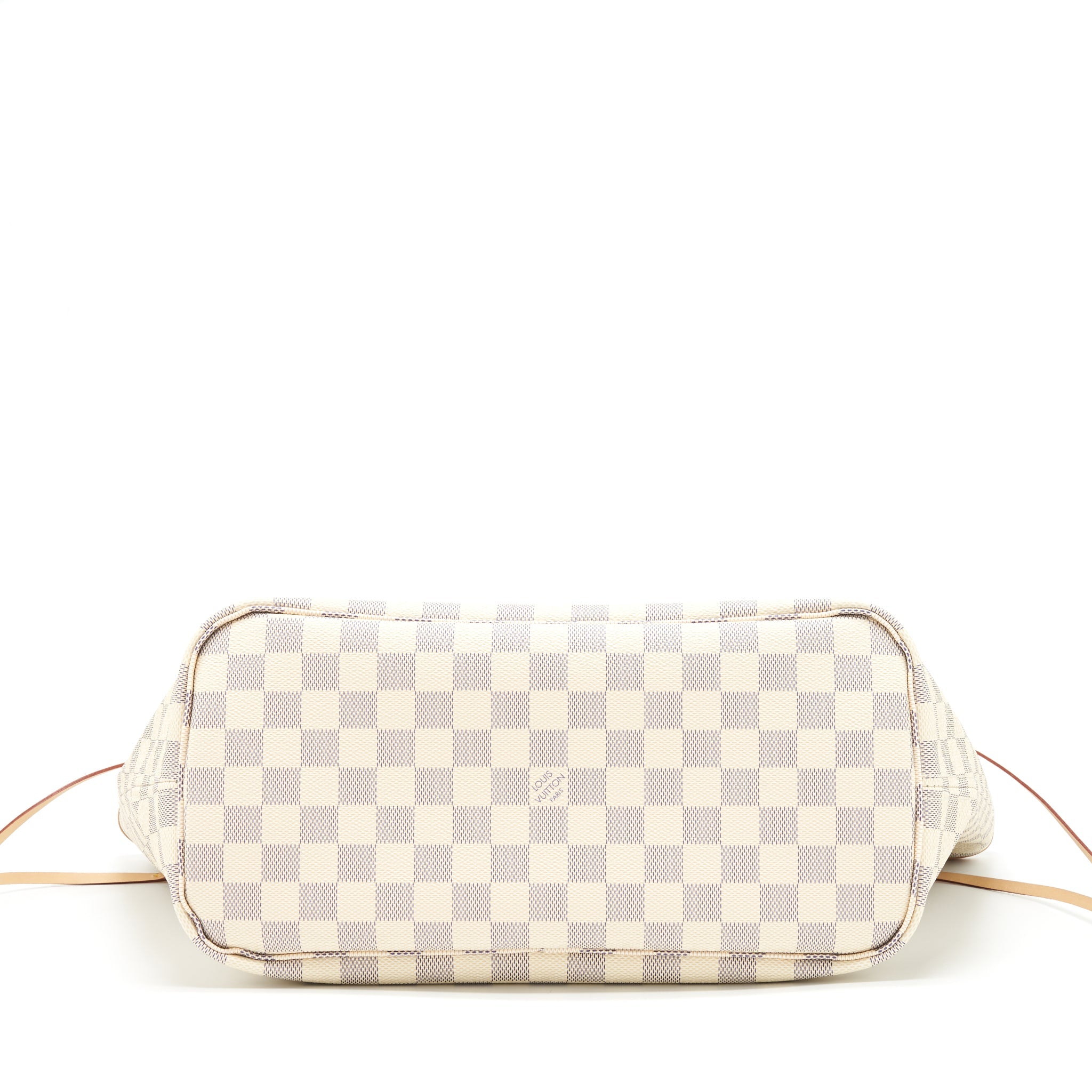 AAA Replica Louis Vuitton LV NEVERFULL MM DAMIER AZUR CANVAS /ROSE BALLERINE (NO INNER POUCH)