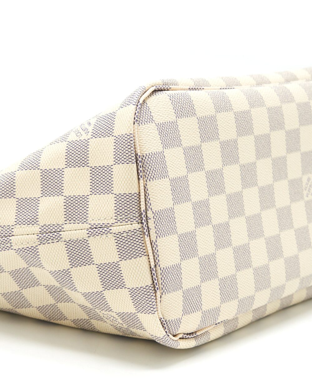 AAA Replica Louis Vuitton LV NEVERFULL MM DAMIER AZUR CANVAS /ROSE BALLERINE (NO INNER POUCH)