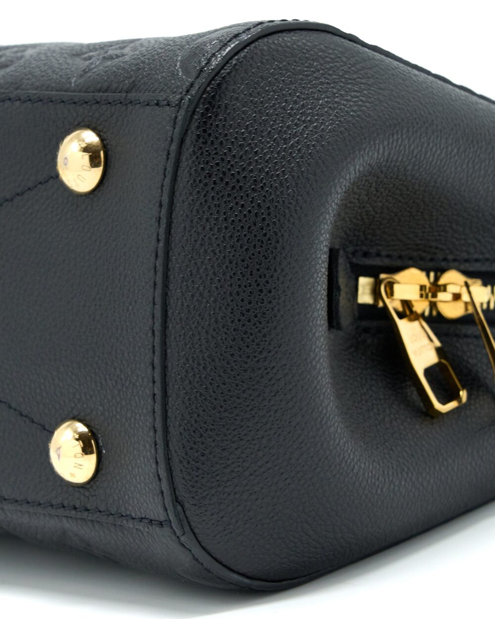 AAA Replica Louis Vuitton LV MONTAIGNE BB MONOGRAM EMPRENITE BLACK GHW