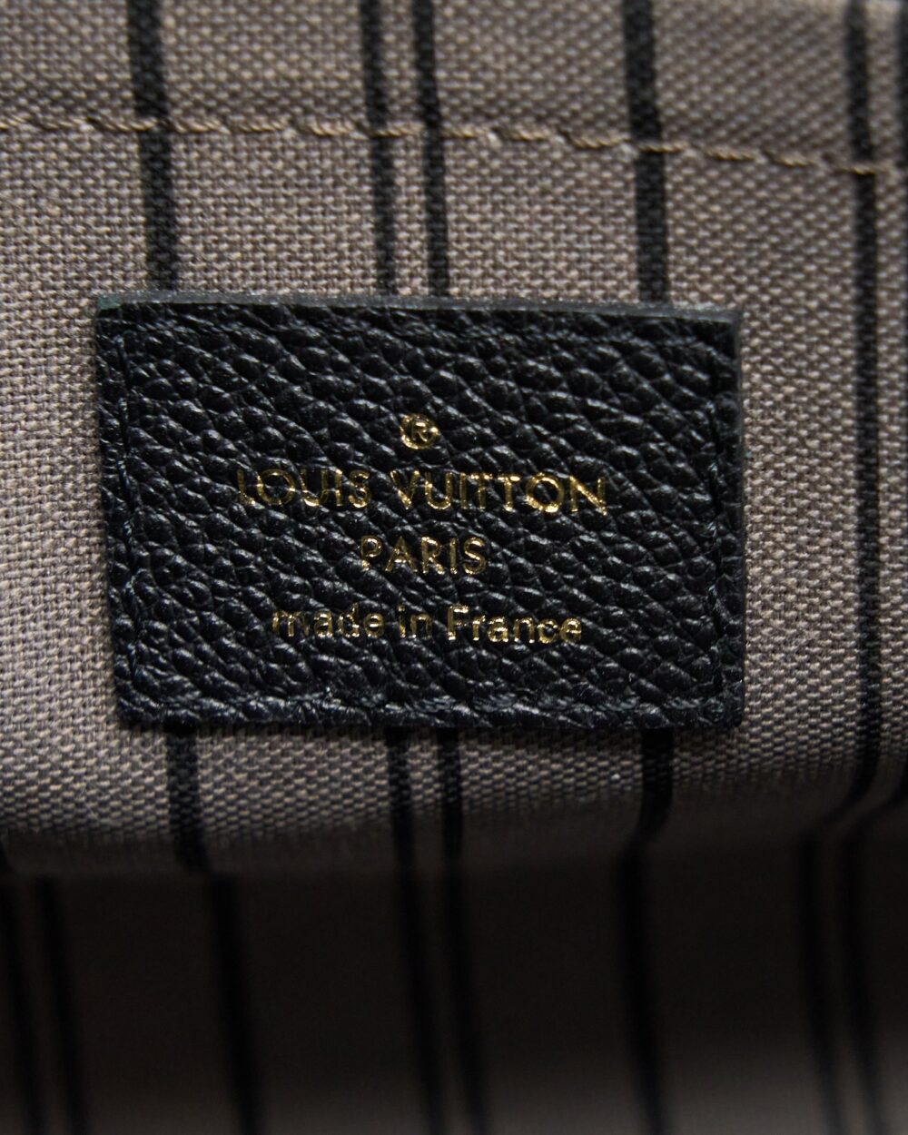 AAA Replica Louis Vuitton LV MONTAIGNE BB MONOGRAM EMPRENITE BLACK GHW
