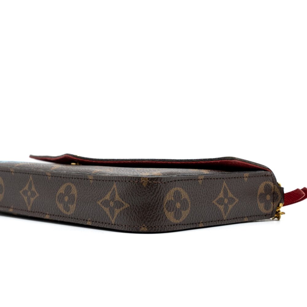 AAA Replica Louis Vuitton LV FÉLICIE POCHETTE LIMITED EDITION MONOGRAM CANVAS GHW
