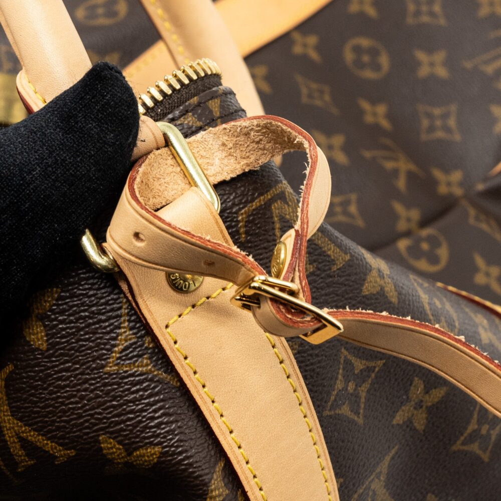 AAA Replica Louis Vuitton LV KEEPALL BANDOULIRE 50 MONOGRAM CANVAS GHW