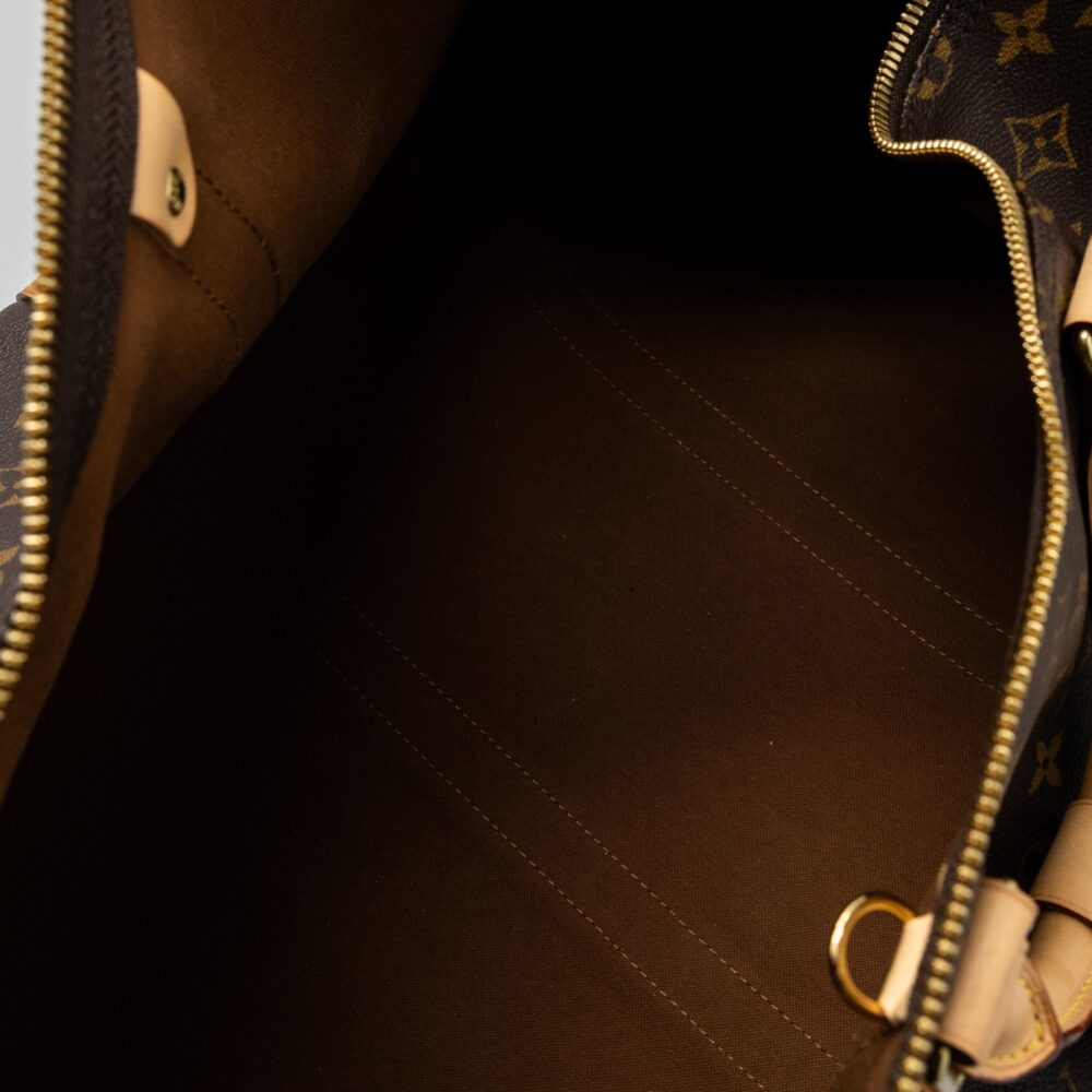 AAA Replica Louis Vuitton LV KEEPALL BANDOULIRE 50 MONOGRAM CANVAS GHW