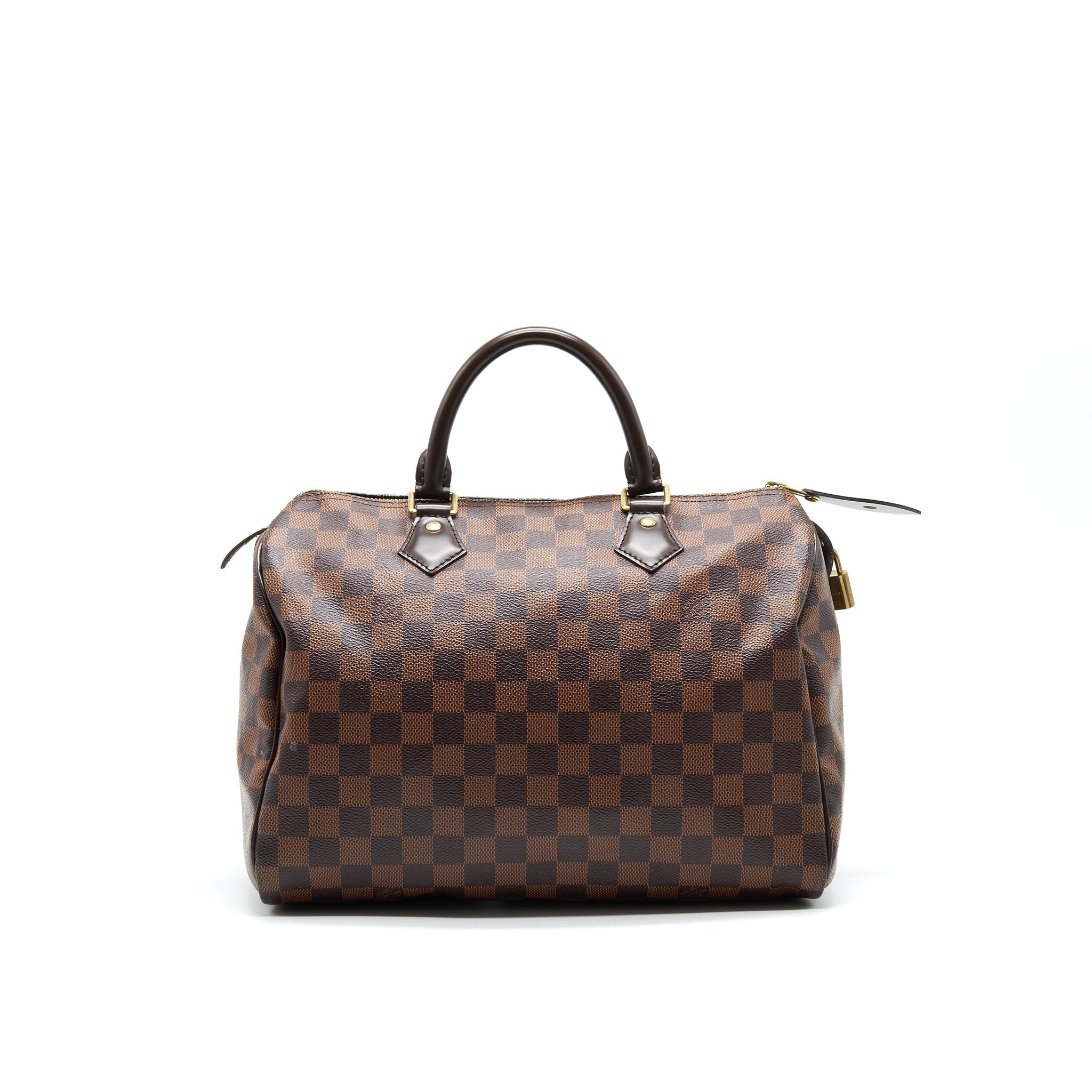 AAA Replica Louis Vuitton LV SPEEDY 30 DAMIER EBENE CANVAS