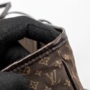 AAA Replica Louis Vuitton LV VINTAGE NEVERFULL MM FABRIC DARK BROWN GHW