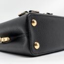 AAA Replica Louis Vuitton LV CAPUCINES BB WITH MONOGRAM FLOWER EMBELLISHMENTS TAURILLON BLACK GHW