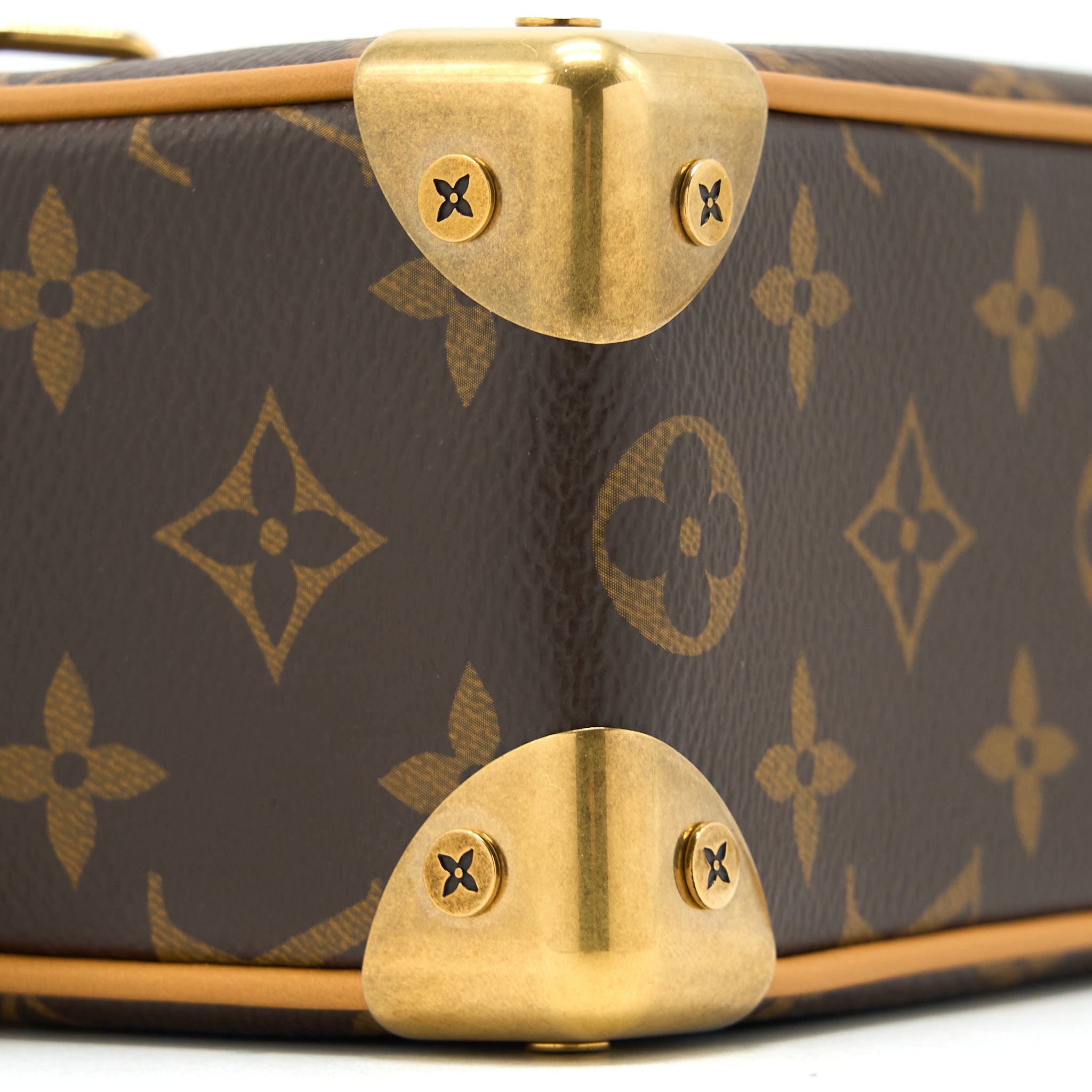 AAA Replica Louis Vuitton LV MINI SOFT TRUNK MONOGRAM CANVAS GHW