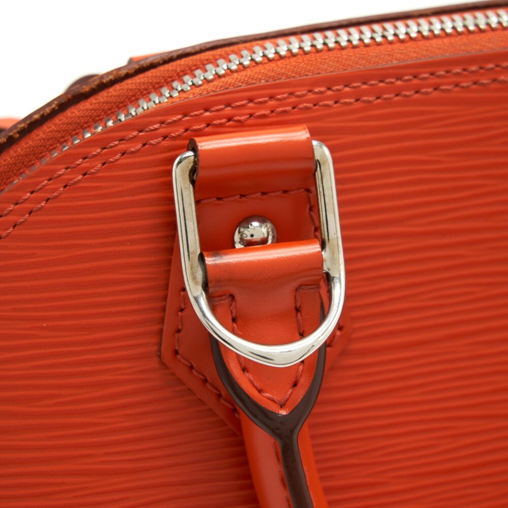 AAA Replica Louis Vuitton LV ALMA BB EPI ORANGE SHW