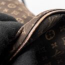 AAA Replica Louis Vuitton LV VINTAGE NEVERFULL MM FABRIC DARK BROWN GHW