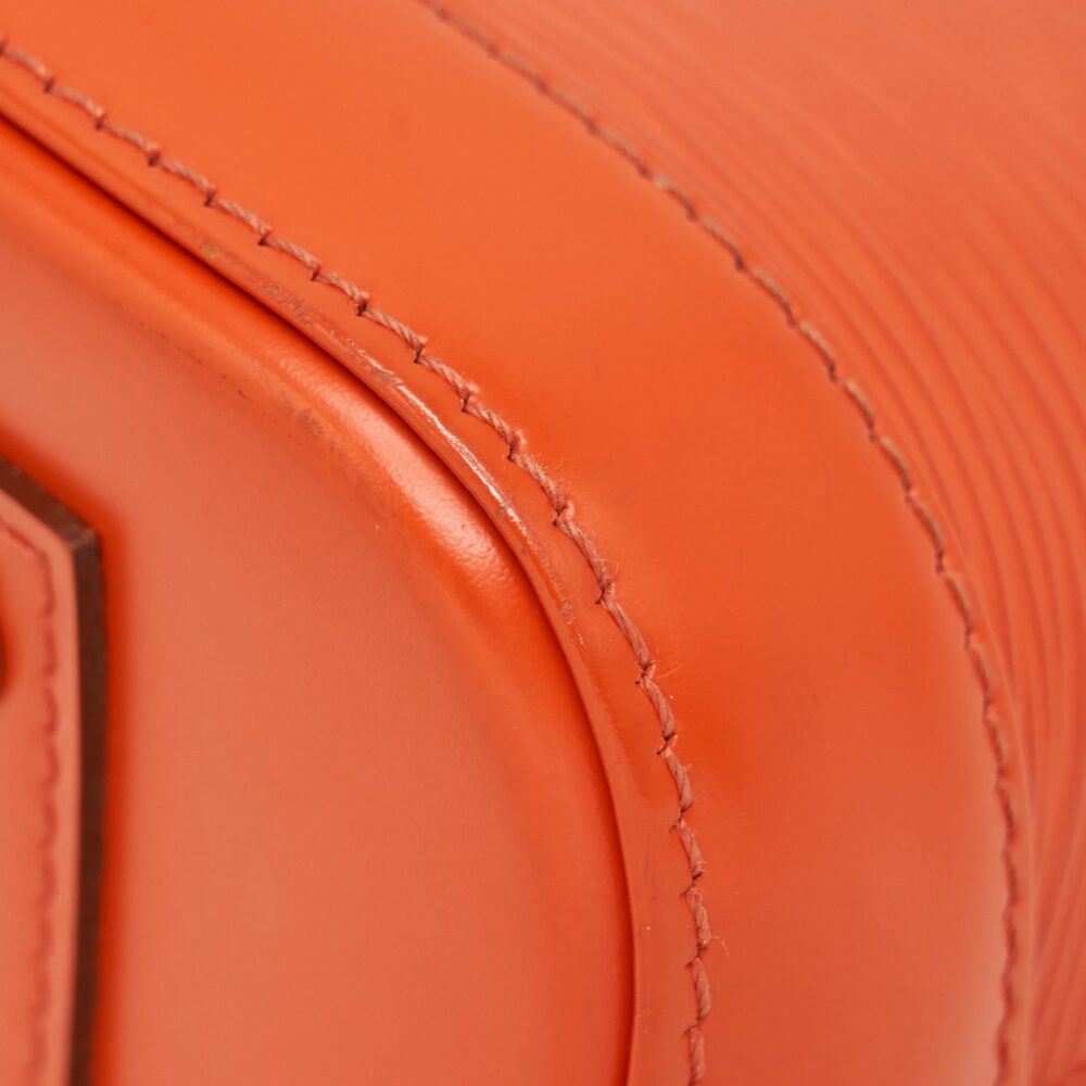 AAA Replica Louis Vuitton LV ALMA BB EPI ORANGE SHW