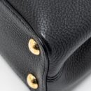 AAA Replica Louis Vuitton LV CAPUCINES BB WITH MONOGRAM FLOWER EMBELLISHMENTS TAURILLON BLACK GHW