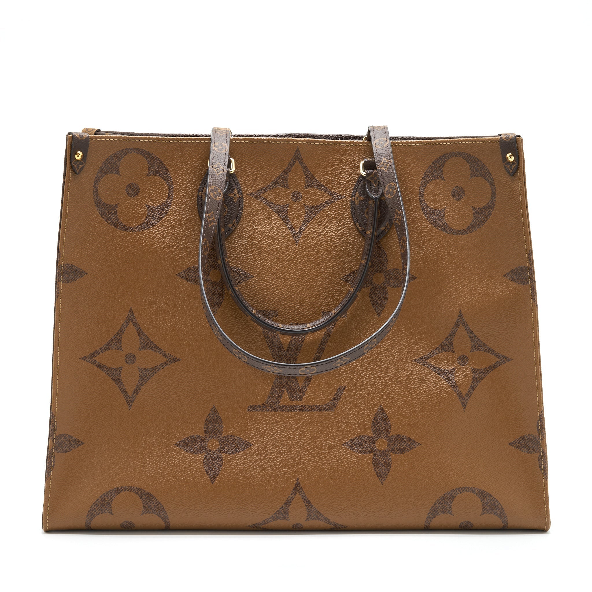 AAA Replica Louis Vuitton LV ON THE GO GM MONOGRAM REVERSE CANVAS GHW