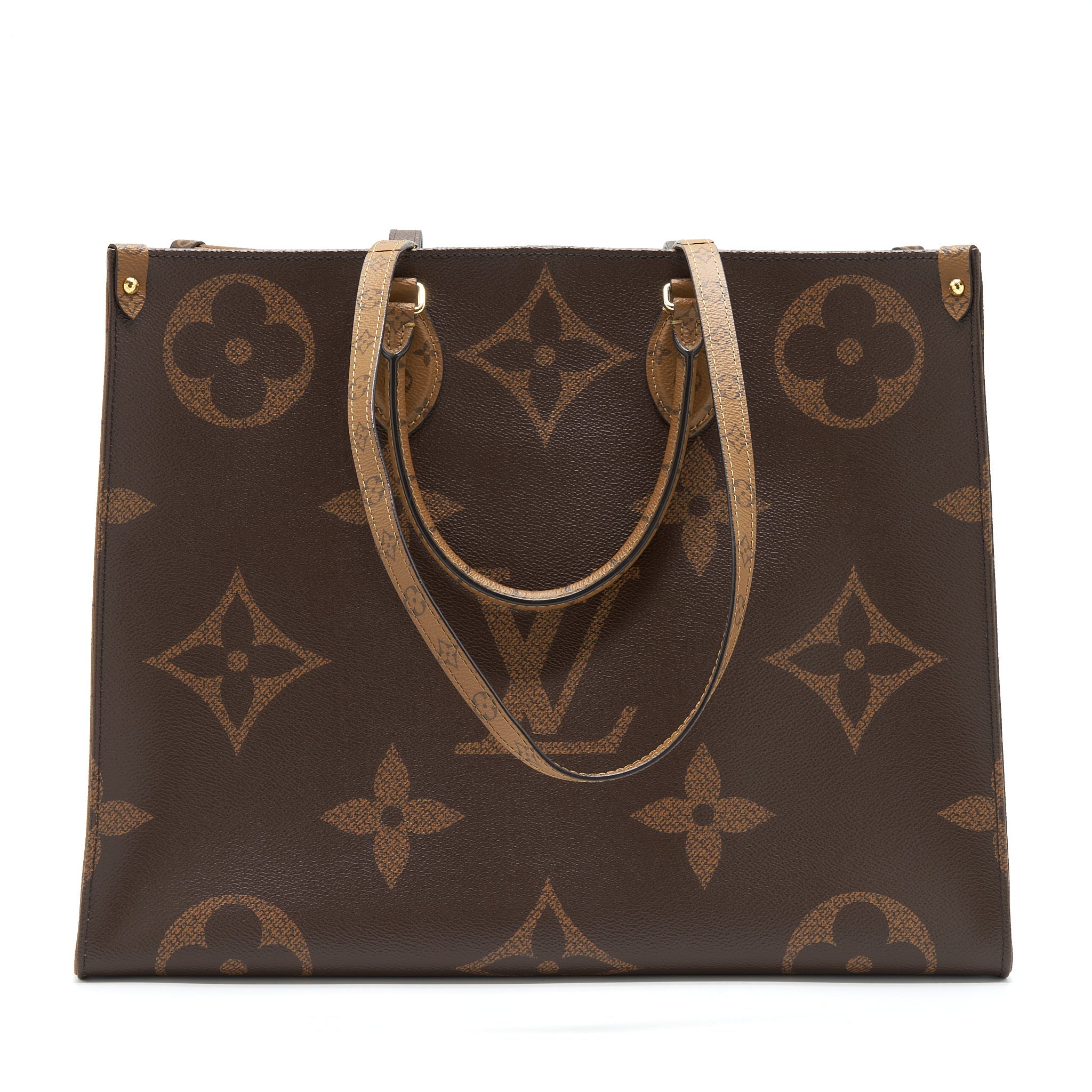 AAA Replica Louis Vuitton LV ON THE GO GM MONOGRAM REVERSE CANVAS GHW