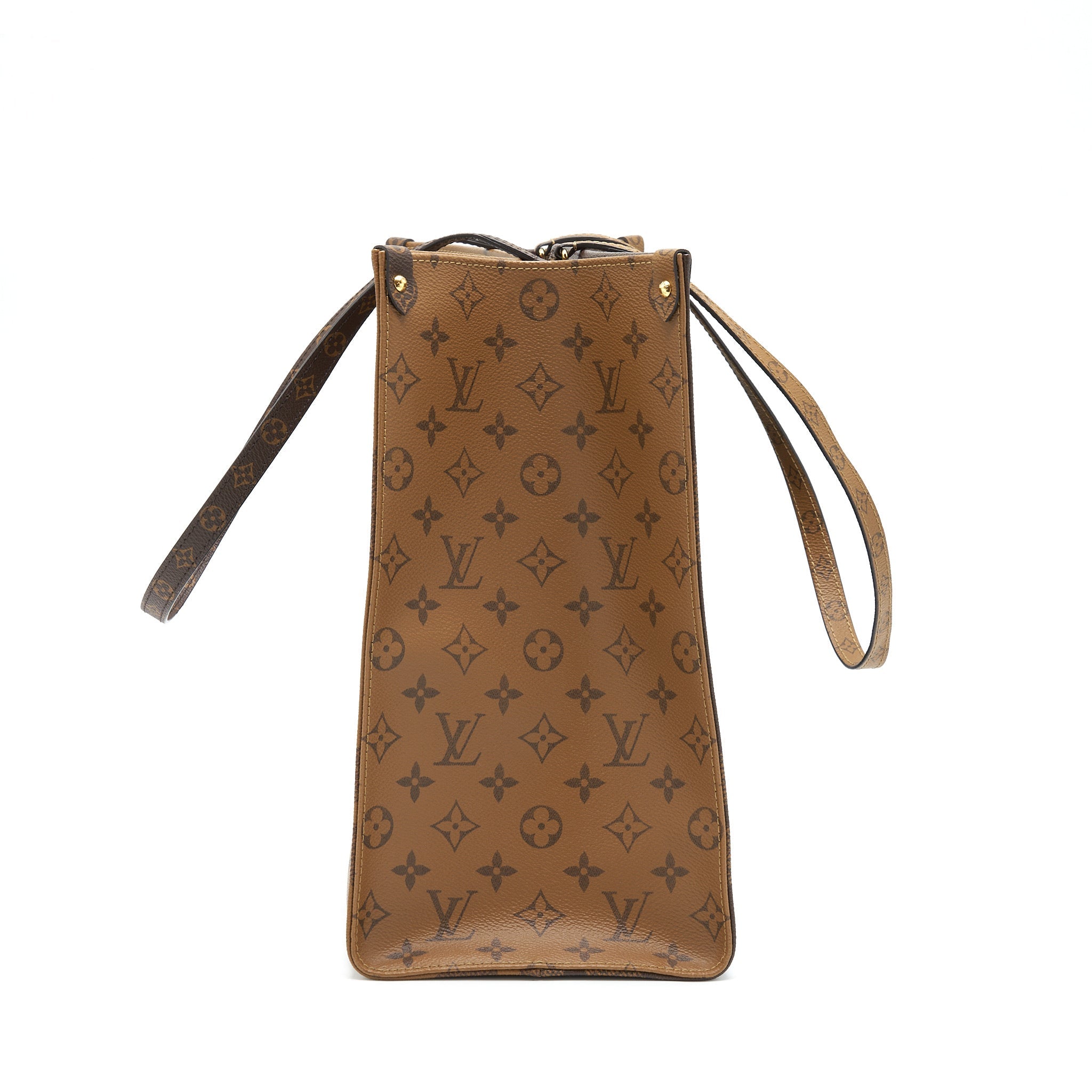 AAA Replica Louis Vuitton LV ON THE GO GM MONOGRAM REVERSE CANVAS GHW