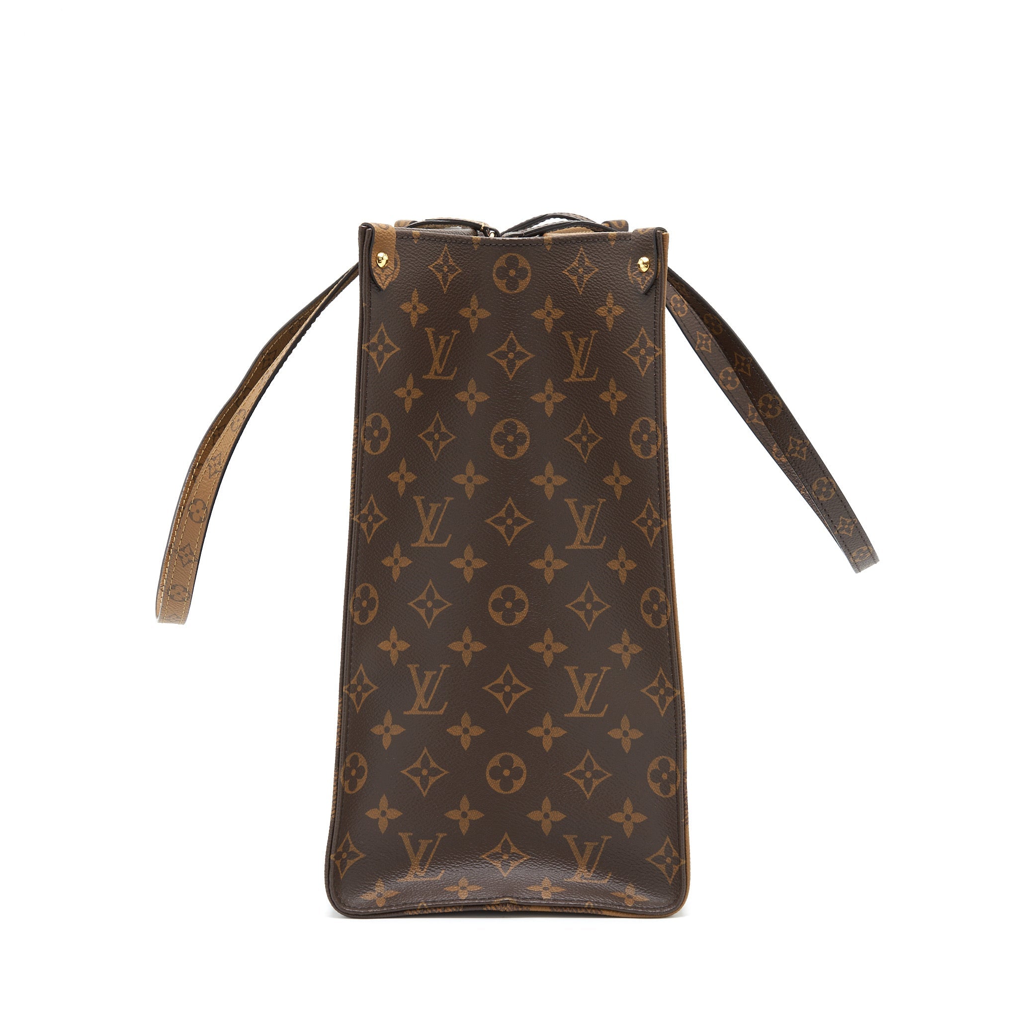 AAA Replica Louis Vuitton LV ON THE GO GM MONOGRAM REVERSE CANVAS GHW