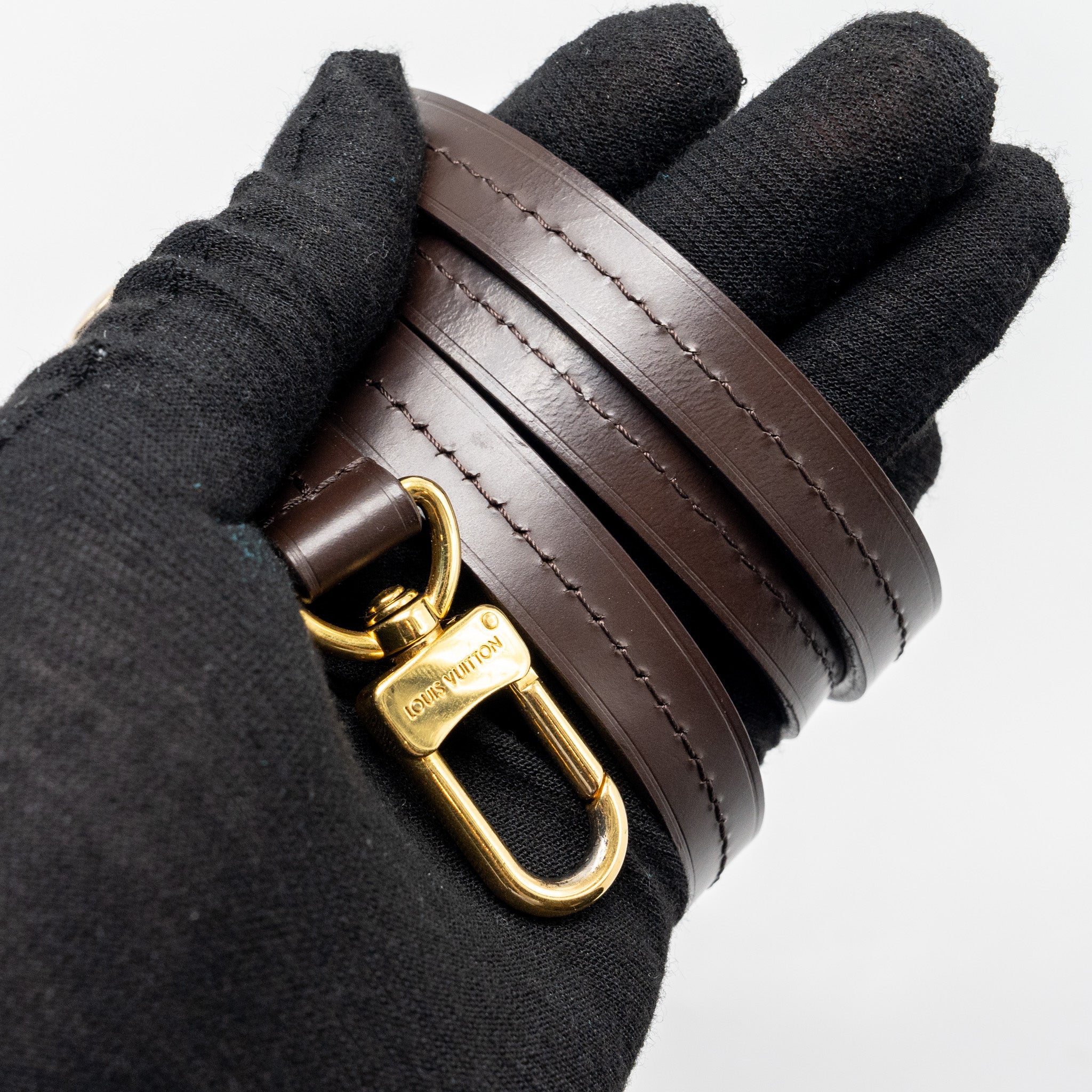 AAA Replica Louis Vuitton LV CROISETTE DAMIER EBENE GHW