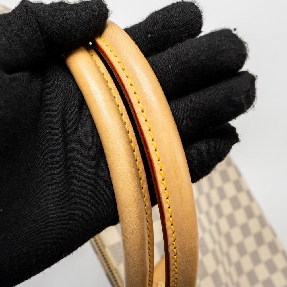 AAA Replica Louis Vuitton LV SALEYA MM DAMIER AZUR CANVAS GHW