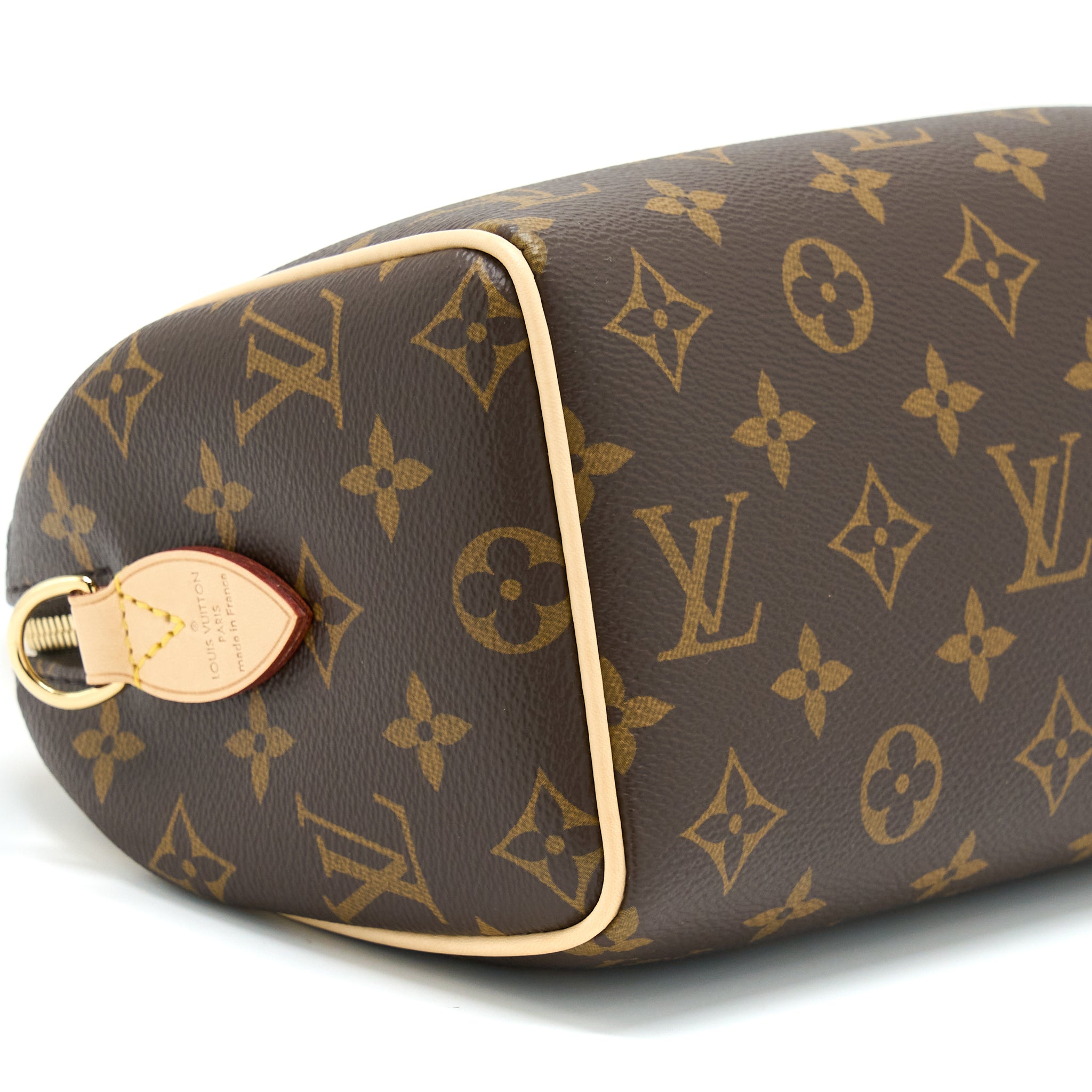 AAA Replica Louis Vuitton LV SPEEDY BANDOULIERE 20 MONOGRAM CANVAS WITH BLACK STRAP GHW