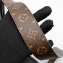 AAA Replica Louis Vuitton LV Carryall Vibe MM Lambskin/Monogram Canvas Black SHW M25143