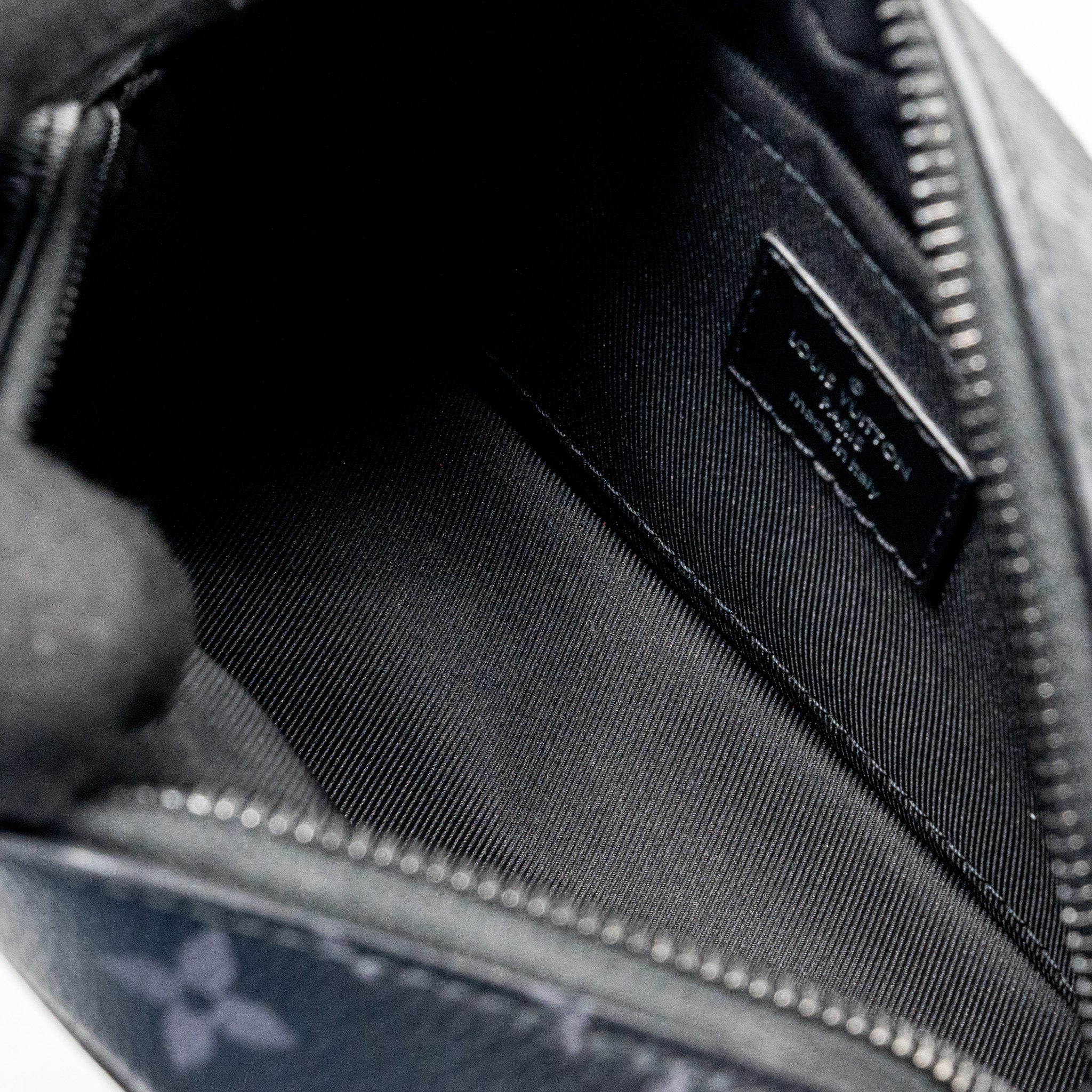 AAA Replica Louis Vuitton LV MINI SOFT TRUNK MONOGRAM ECLIPSE BLACK HARDWARE