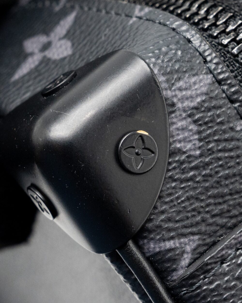 AAA Replica Louis Vuitton LV MINI SOFT TRUNK MONOGRAM ECLIPSE BLACK HARDWARE
