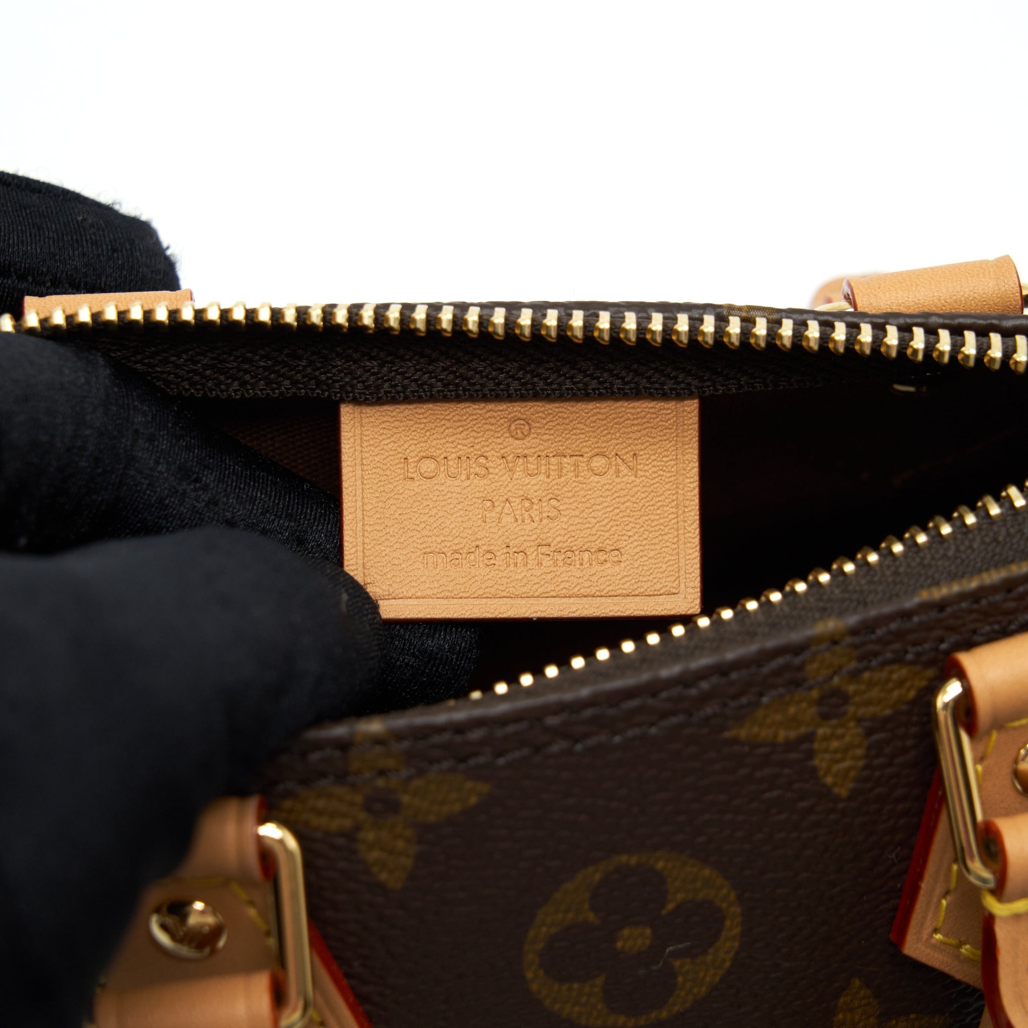 AAA Replica Louis Vuitton LV NANO SPEEDY NEW VERSION MONOGRAM CANVAS GHW