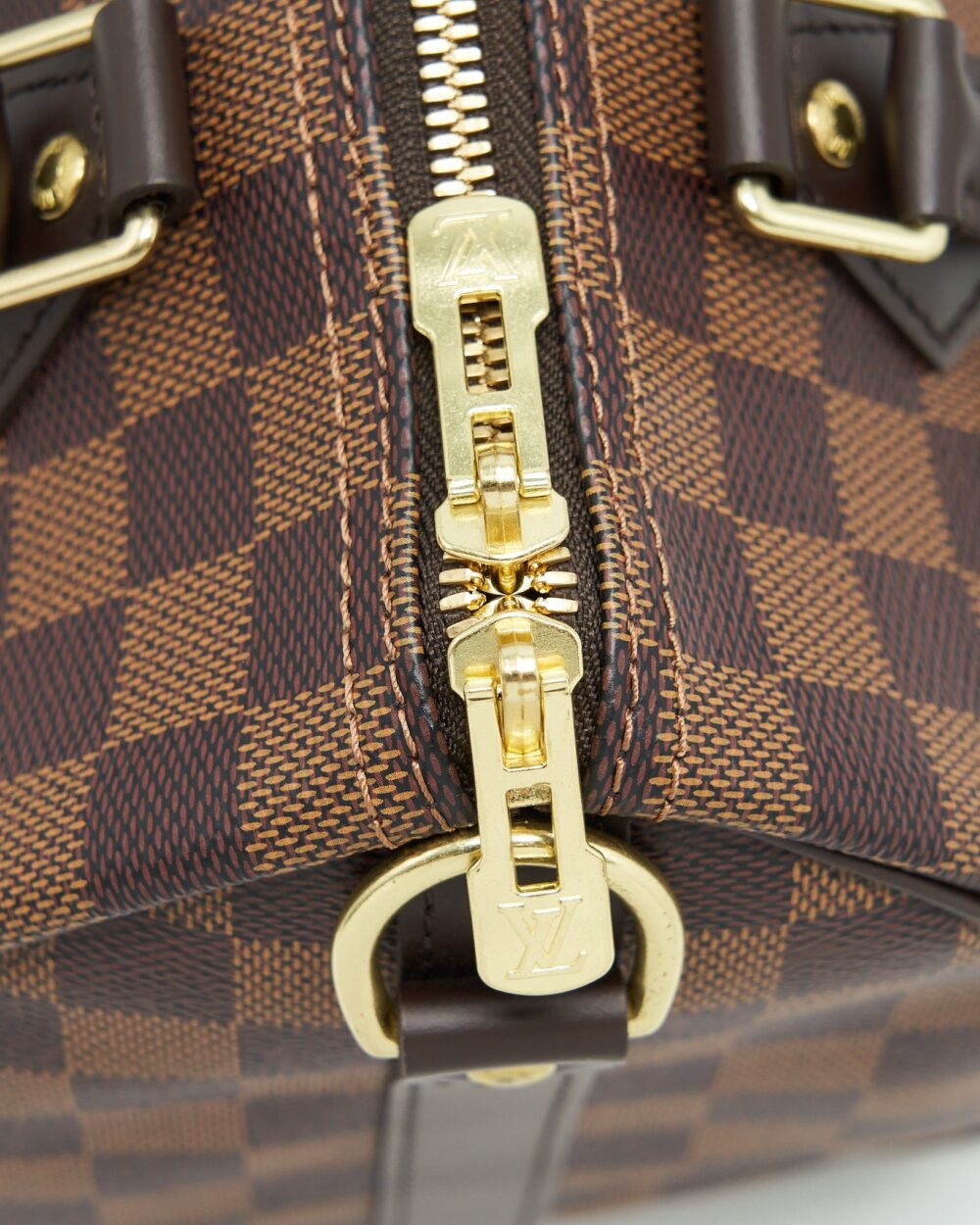 AAA Replica Louis Vuitton LV SPEEDY BANDOULIERE 25 DAMIER EBENE CANVAS GHW
