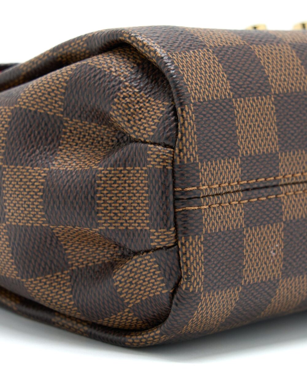 AAA Replica Louis Vuitton LV CROISETTE DAMIER EBENE GHW