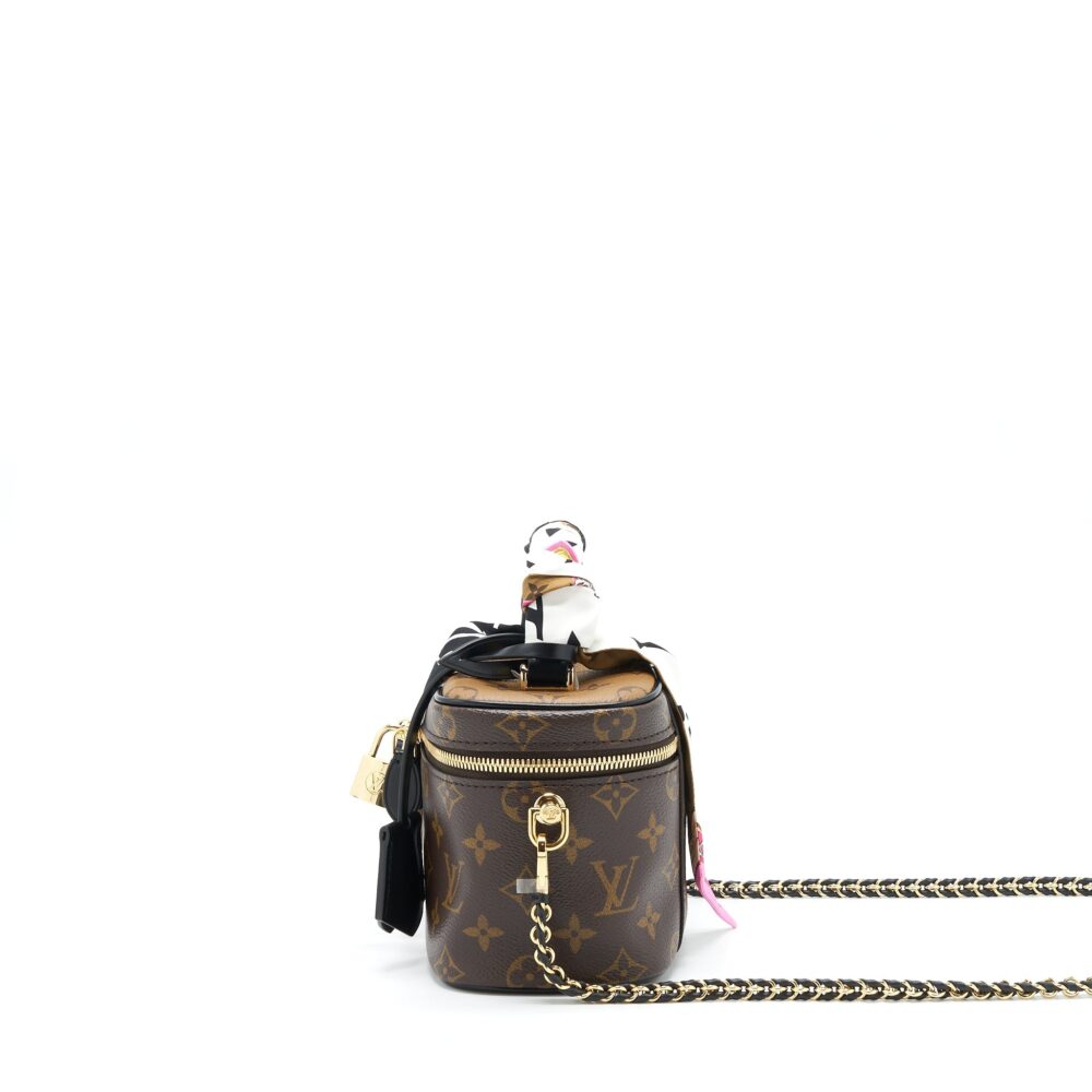 AAA Replica Louis Vuitton LV VANITY PM MONOGRAM CANVAS YEAR 2021 WITH AN EXTRA TWILLY