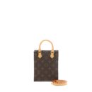 AAA Replica Louis Vuitton LV PETIT SAC PLAT MONOGRAM CANVAS GHW (NEW VERSION)