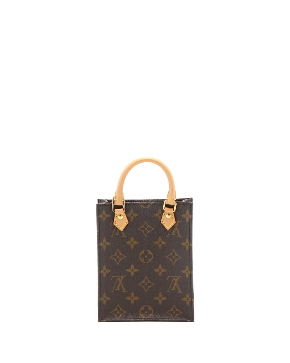 AAA Replica Louis Vuitton LV PETIT SAC PLAT MONOGRAM CANVAS GHW (NEW VERSION)