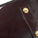 AAA Replica Louis Vuitton LV ALMA BB PATENT AMARANTE RAYE GHW