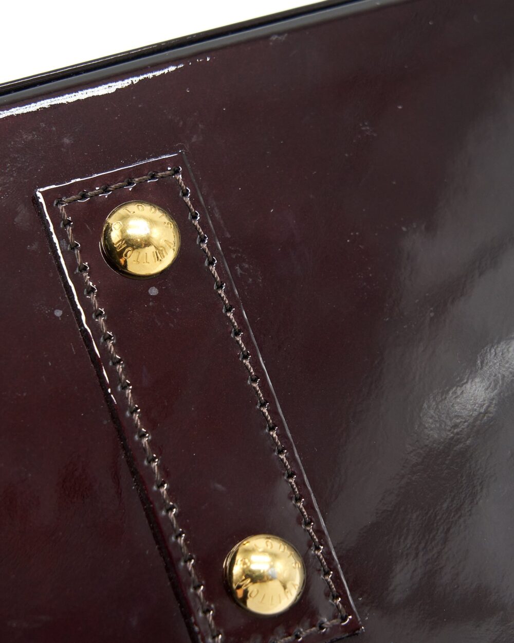 AAA Replica Louis Vuitton LV ALMA BB PATENT AMARANTE RAYE GHW
