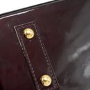 AAA Replica Louis Vuitton LV ALMA BB PATENT AMARANTE RAYE GHW