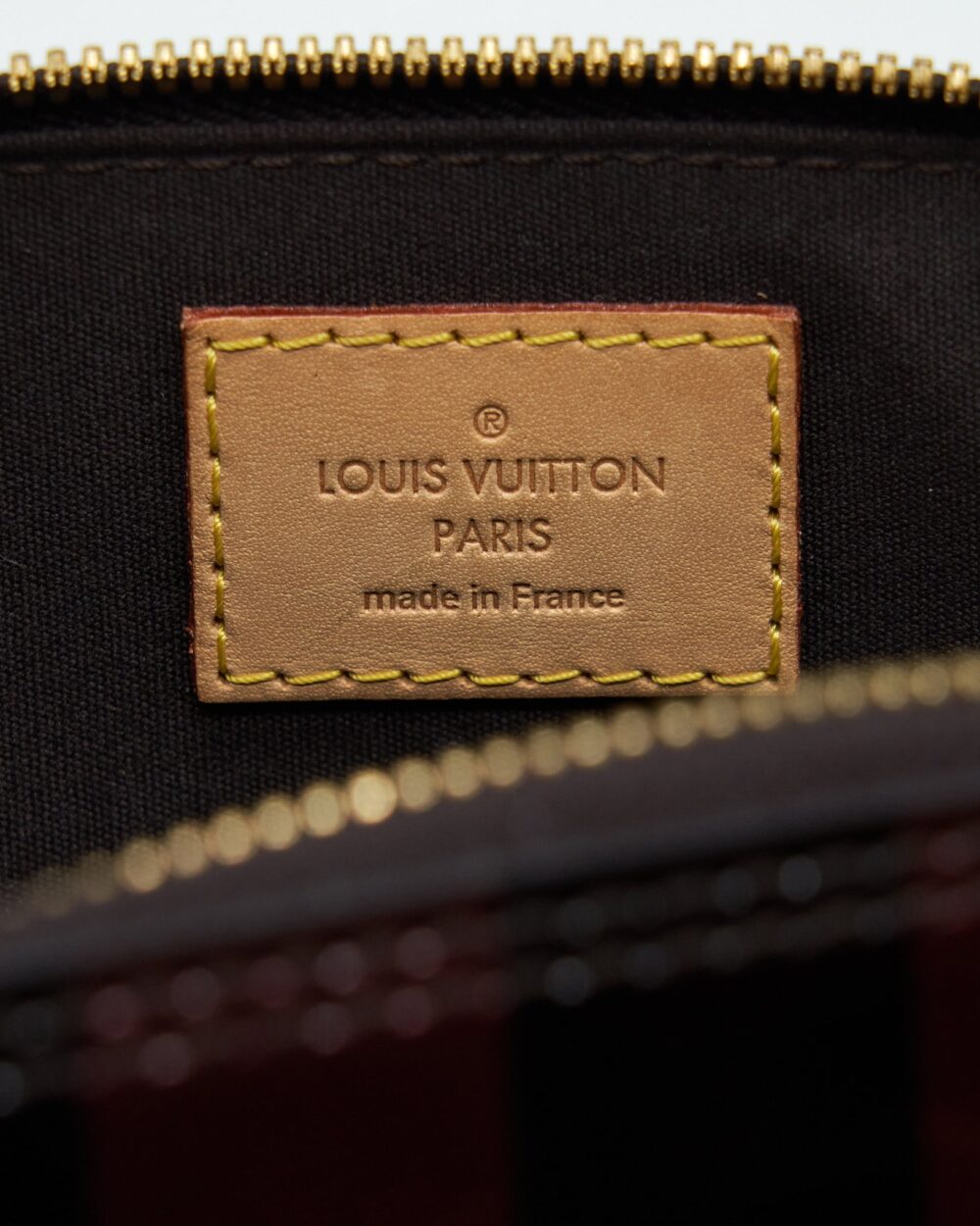 AAA Replica Louis Vuitton LV ALMA BB PATENT AMARANTE RAYE GHW