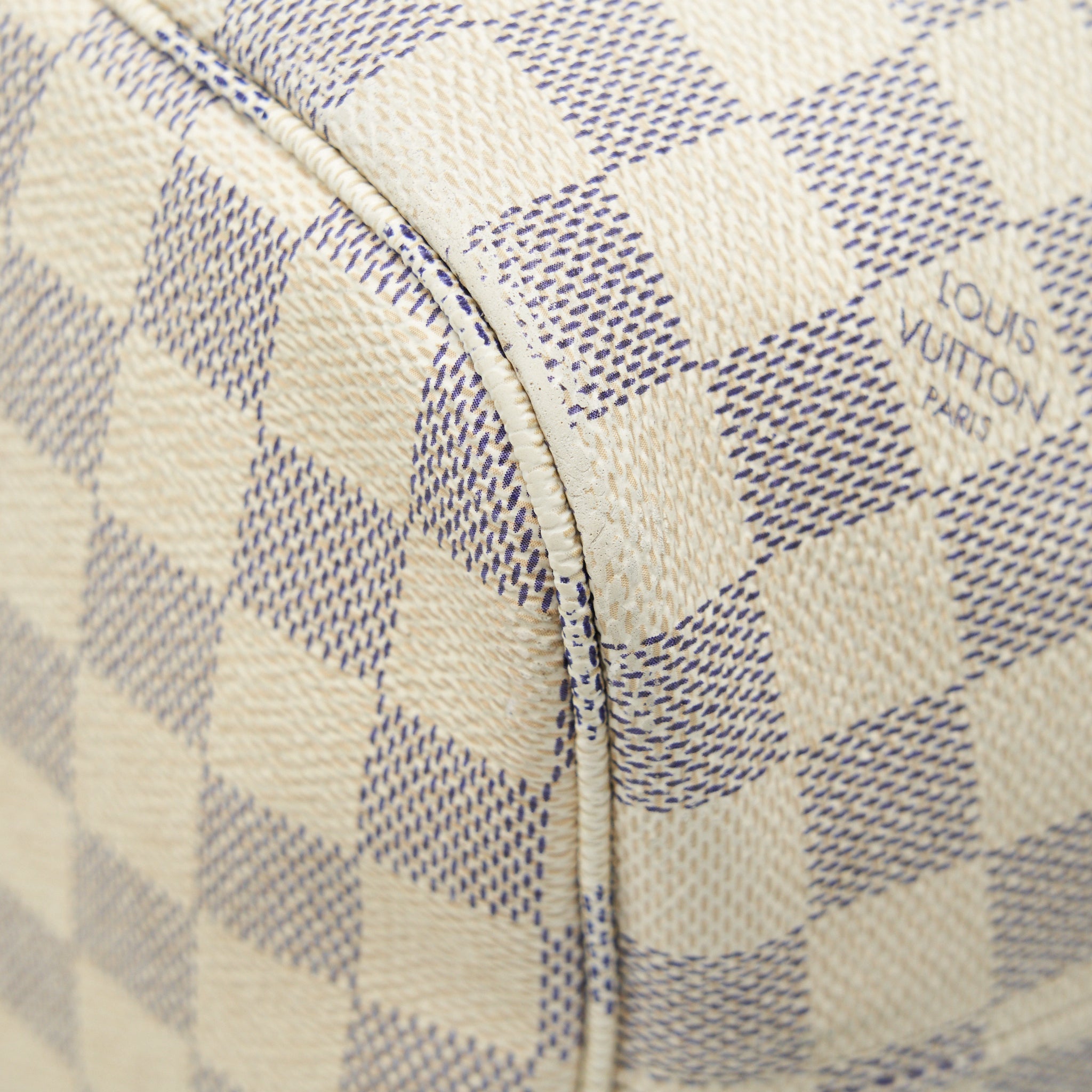 AAA Replica Louis Vuitton LV LOUIS VUITTOM NEVERFULL MM DAMIER AZUR