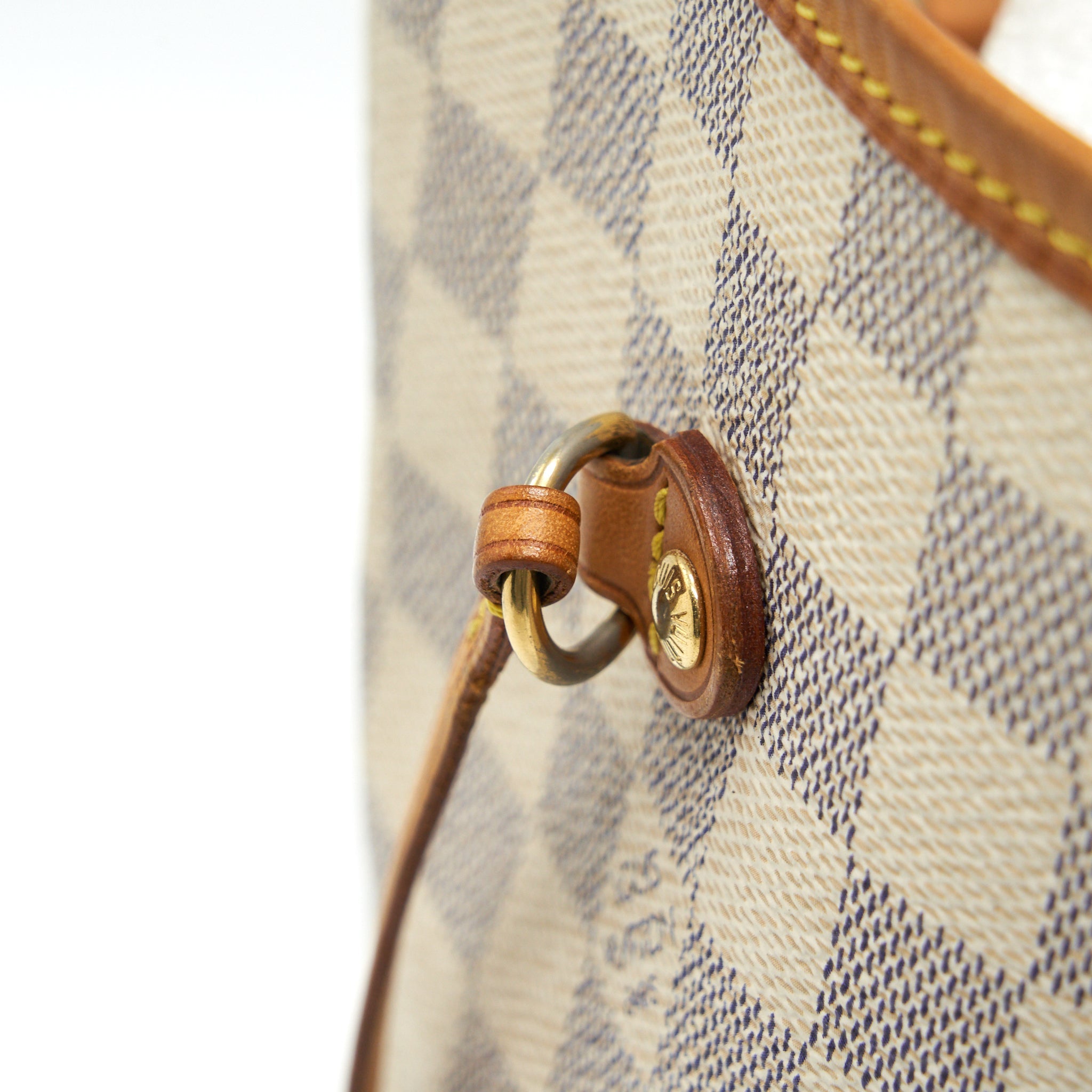 AAA Replica Louis Vuitton LV LOUIS VUITTOM NEVERFULL MM DAMIER AZUR
