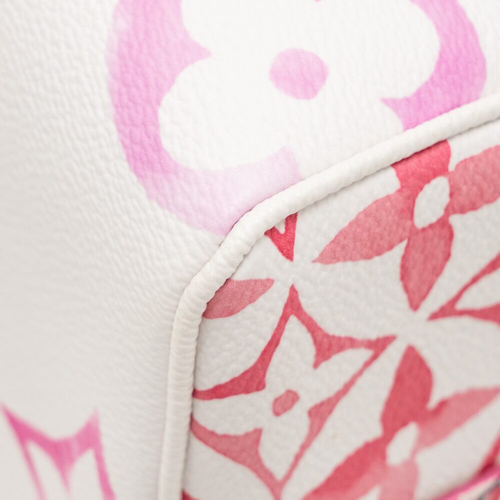 AAA Replica Louis Vuitton LV BY THE POOL SPEEDY BANDOULIERE 25 GIANT MONOGRAM CANVAS PINK/WHITE GHW