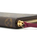 AAA Replica Louis Vuitton LV CLEMENCE LONG WALLET MONOGRAM CANVAS FUCHSIA