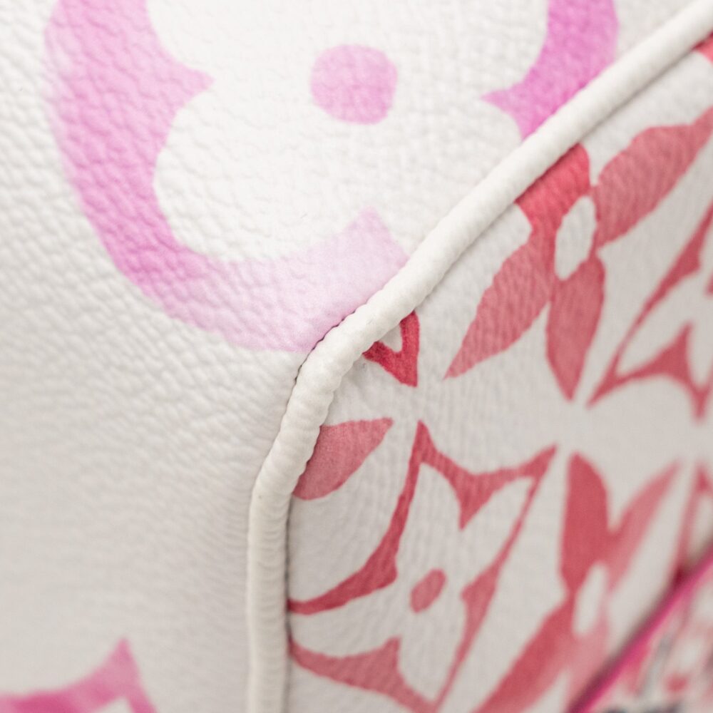 AAA Replica Louis Vuitton LV BY THE POOL SPEEDY BANDOULIERE 25 GIANT MONOGRAM CANVAS PINK/WHITE GHW