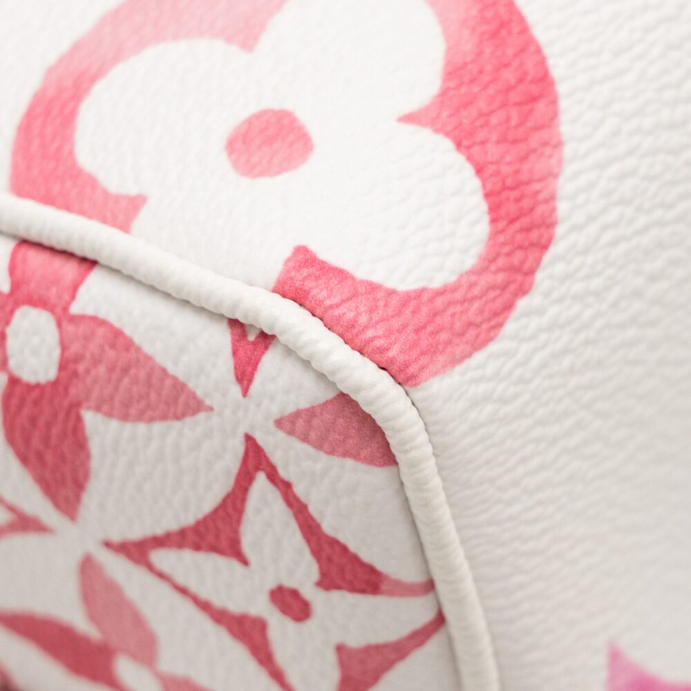 AAA Replica Louis Vuitton LV BY THE POOL SPEEDY BANDOULIERE 25 GIANT MONOGRAM CANVAS PINK/WHITE GHW