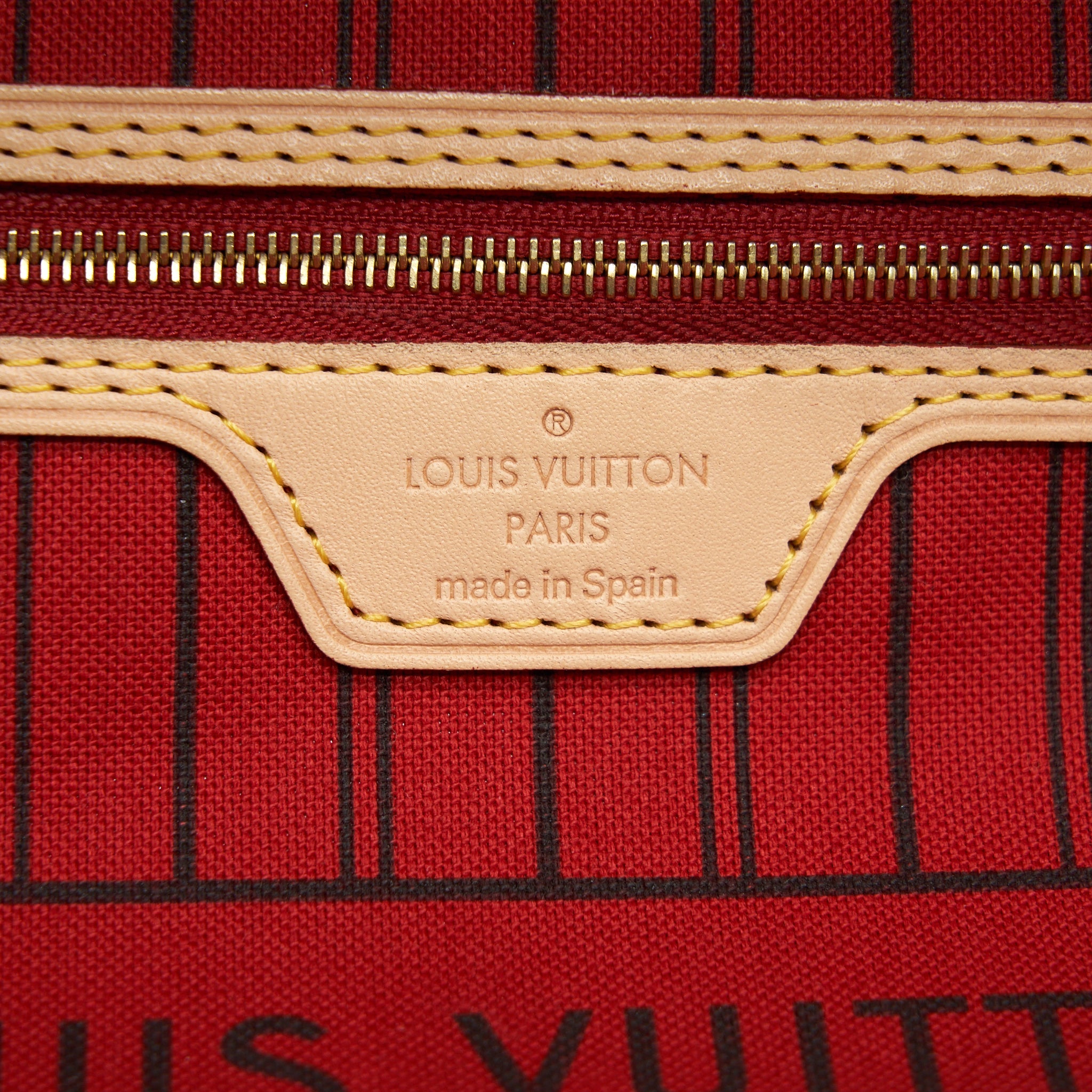 AAA Replica Louis Vuitton LV NEVERFULL CHERRY MM MONOGRAM CANVAS GHW