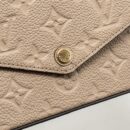 AAA Replica Louis Vuitton LV FELICIE POCHETTE MONOGRAM EMPREINTE TOURTERELLE GHW
