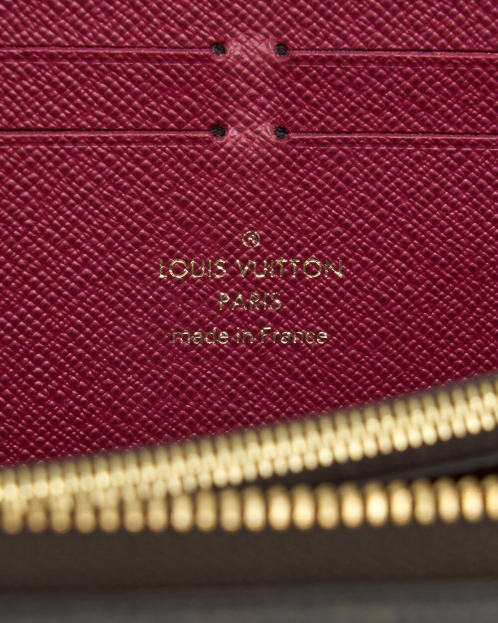 AAA Replica Louis Vuitton LV CLEMENCE LONG WALLET MONOGRAM CANVAS FUCHSIA
